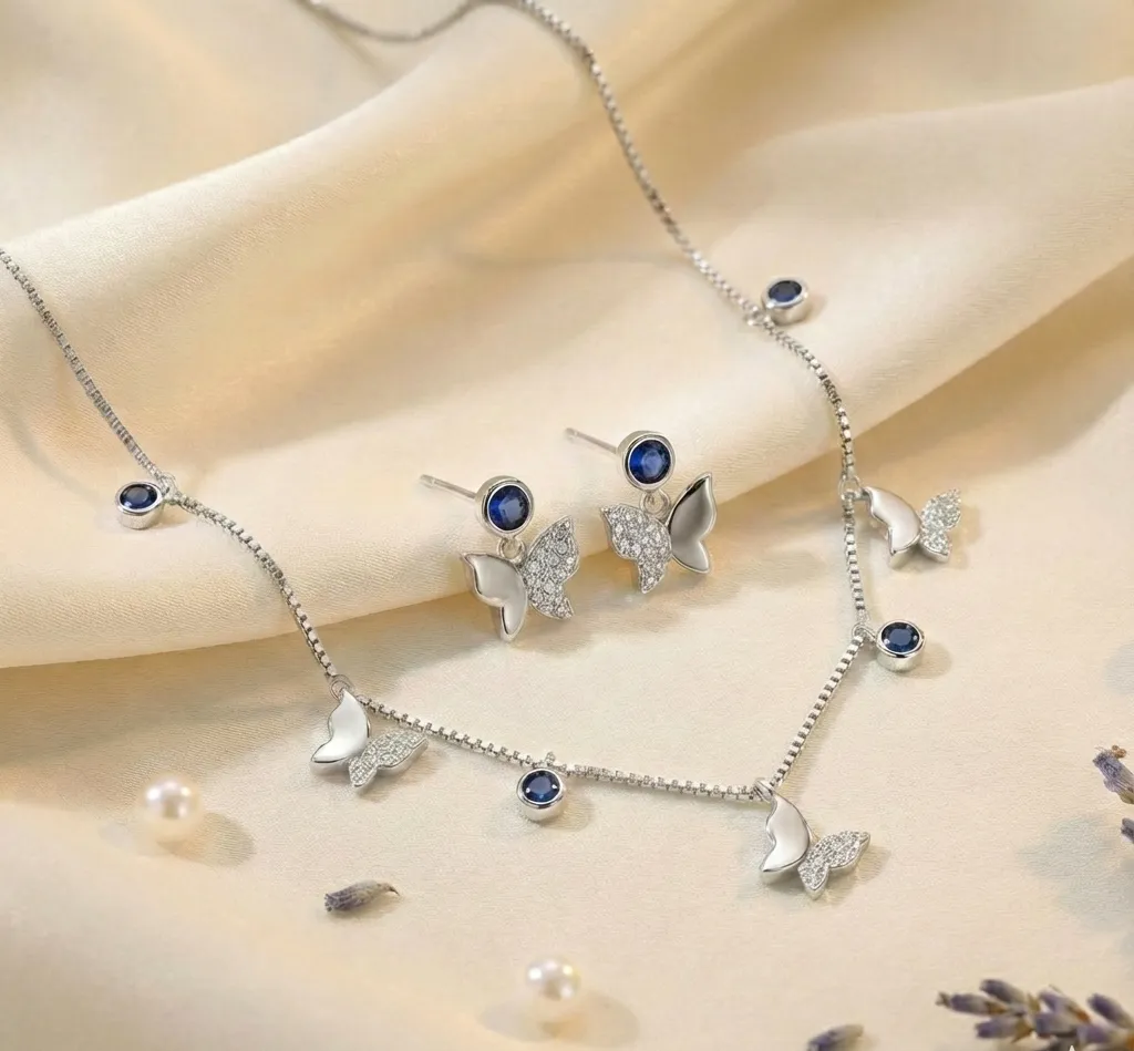 Blue Butterfly Charm