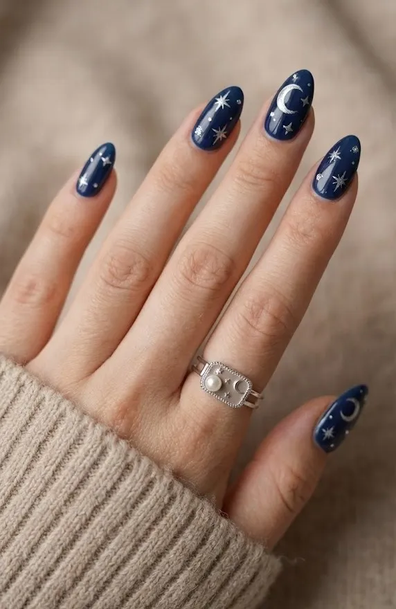 Cosmic Pearl Charm Ring